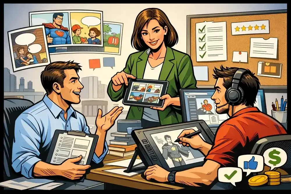 Memilih Jasa Pembuatan Komik