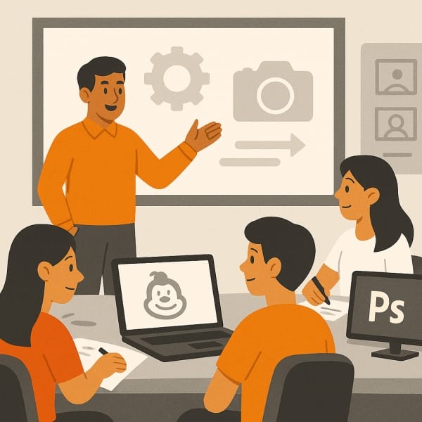 ilustrasi kelas industri animasi