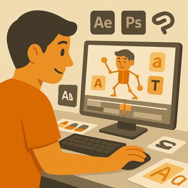 ilustrasi tampilan dashboard software 2d animasi