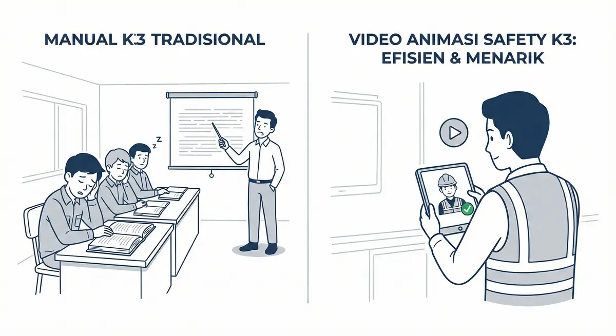 Jasa Video Animasi Safety K3