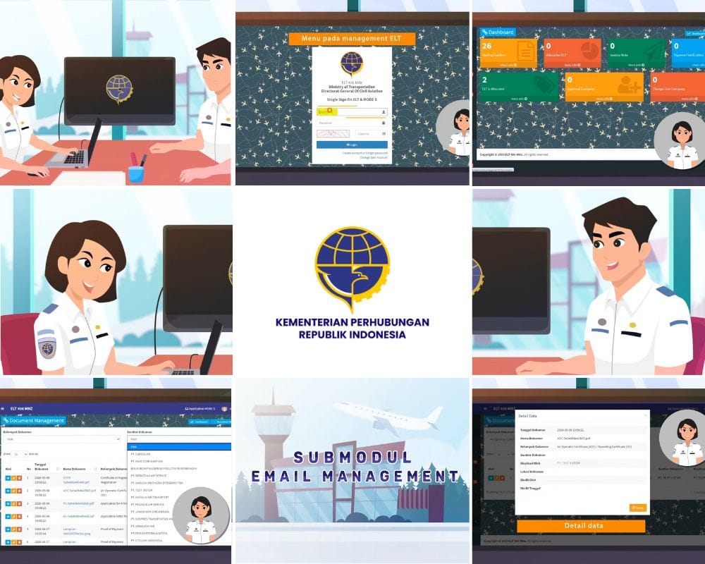 Video Explainer Sistem Digital Pemerintah: Studi Kasus Navpen Online Kemenhub | INF Creative